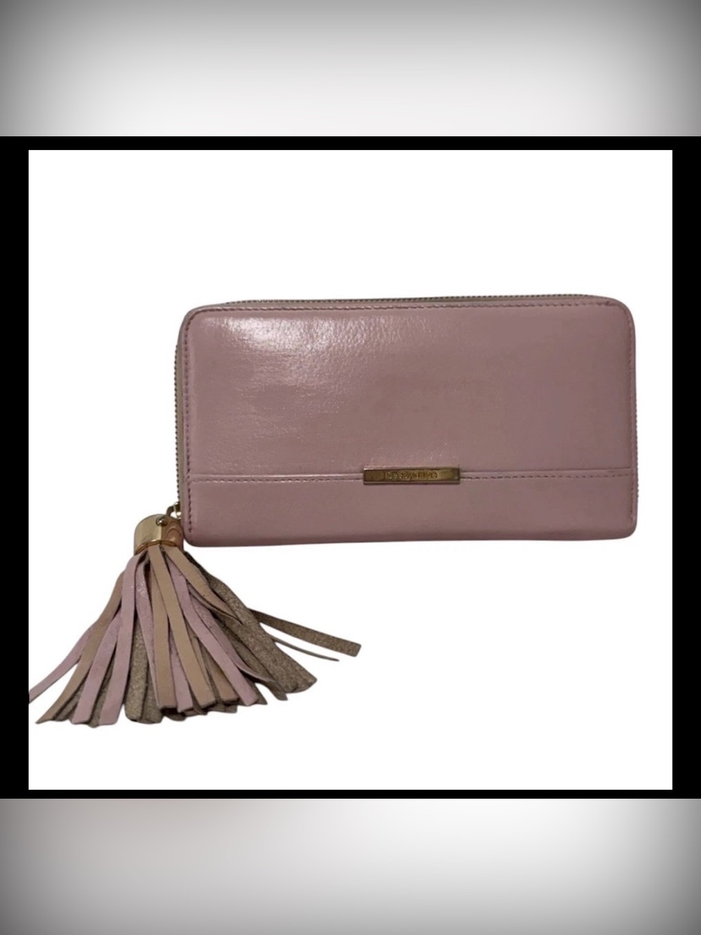 See by Chloe Large Zippy Tassel Wallet/WOC - Repainted Pale Pink & Beige GUC